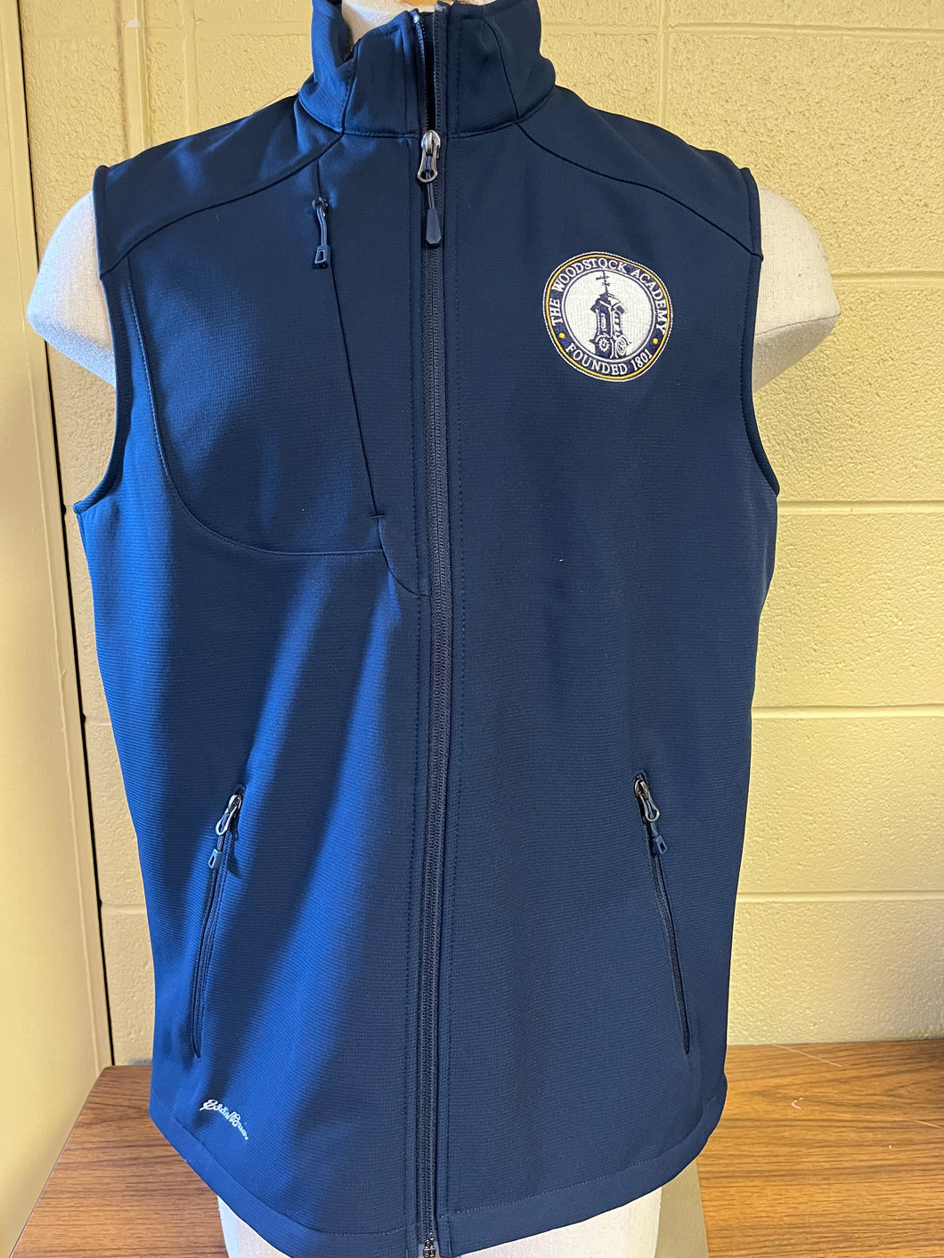 Mens Eddie Bauer Embroidered Soft Shell Vest