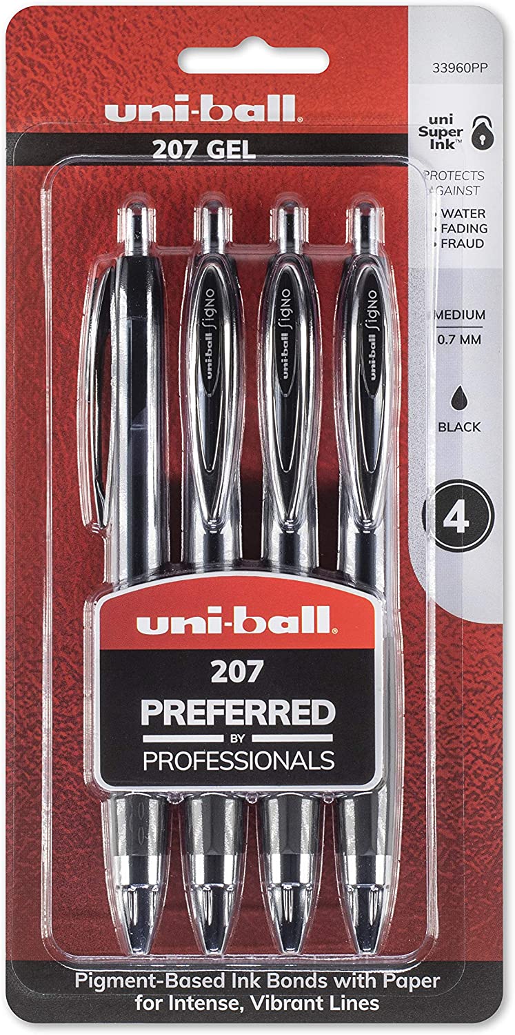 Uni-Ball 207 Gel Pens