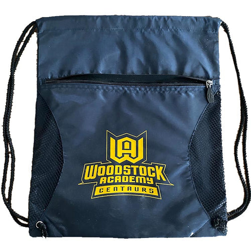 Drawstring Bag w/ Zipper